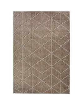 Very Home Carved Geo Rug