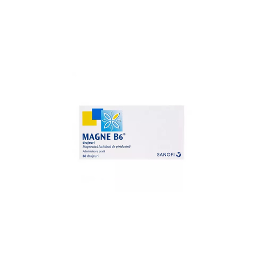 Magne-B6 Sanofi 60 dragees . treatment of magnesium deficiency