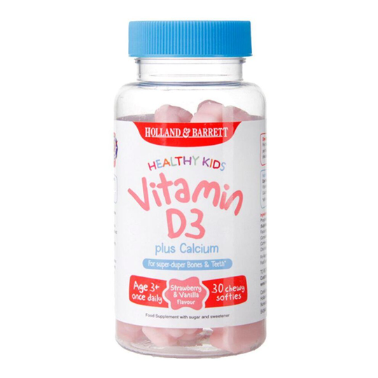 Holland & Barrett Healthy Kids Vitamin D3 Chewy Softies 30's