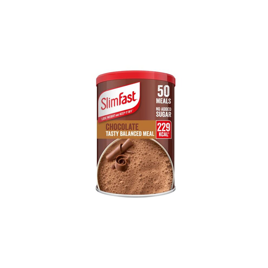 SlimFast Balanced Meal Shake, Healthy Shake For Balanced Diet Plan With VitamIns And Minerals, High In Fibre, Meal Replacement, Chocolate Flavour, 50