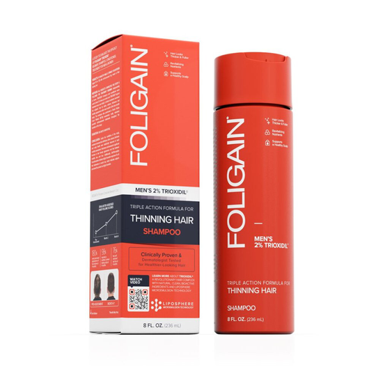 Foligain Foligain Triple Action Shampoo for thinning hair for Men with 2% Trioxidil (8 fl oz) 236ml
