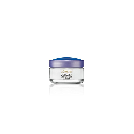Dermatologist-tested LOreal Paris collagen Moisture Filler Anti Aging Night Face cream, 1.7 oz.