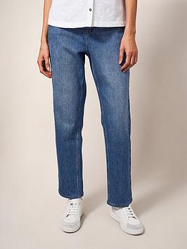 White Stuff Miley Relaxed Straight Jean -Blue