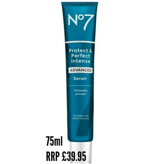 No7 Protect & Perfect Intense Advance Serum 75ml Offer Free Postage...