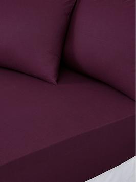 Very Home Non-Iron 180 Thread Count 32 Cm Extra Deep Fitted Sheet