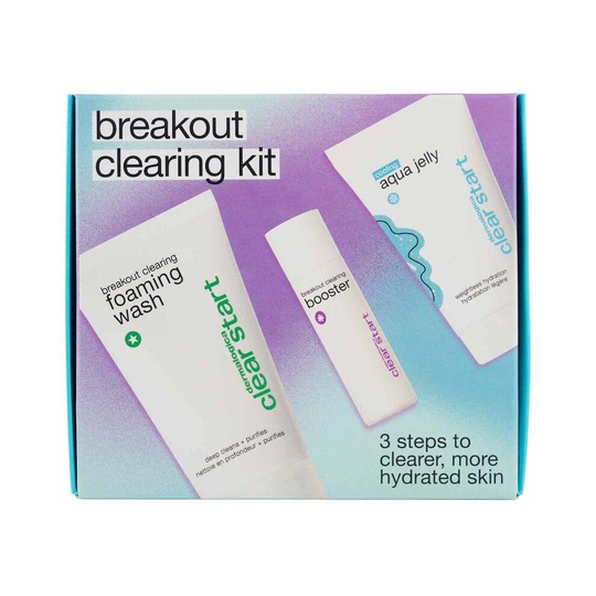 Dermalogica Clear Start Breakout Clearing Kit - Contains Acne Face Wash, Breakout Clearing Spot Treatment & Cooling Moisturizer