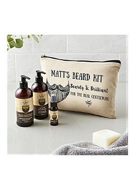 The Personalised Memento Company Personalised Beard Kit