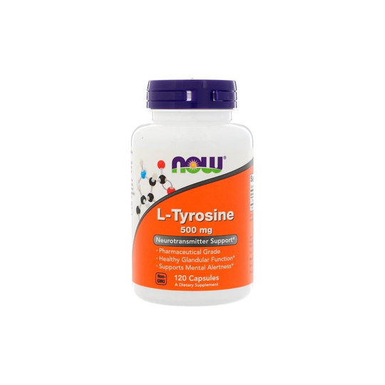 Now Foods, L-Tyrosine, 500 mg, 120 Capsules