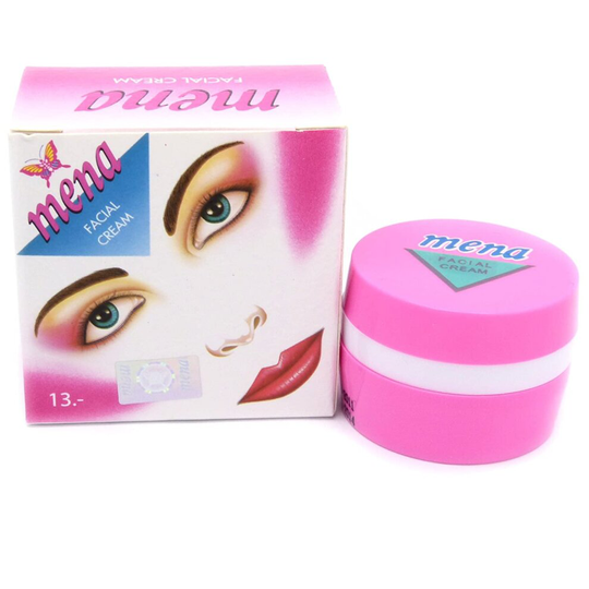 Mena Facial Beauty Cream Cleaning Pores & Skin Brightening 3g