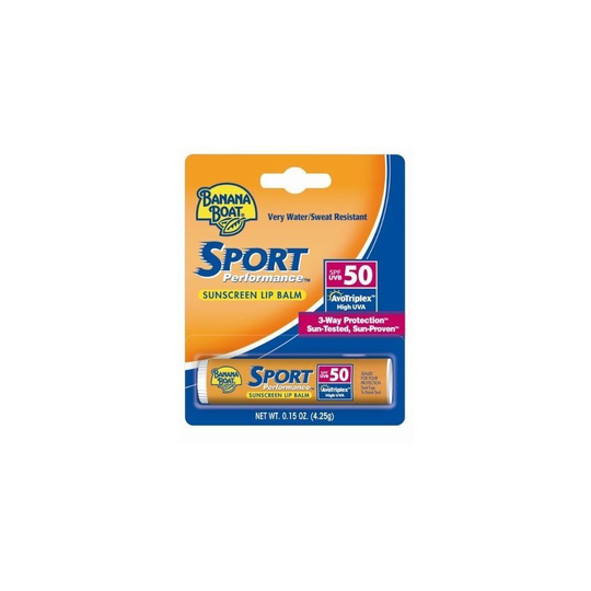 Banana Boat Sport Spf 50 Sunscreen Lip Balm 15 Oz Pack Of 12