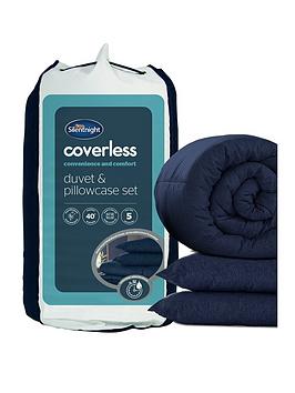 Silentnight Coverless 10.5 Tog Duvet With Pillows - Navy
