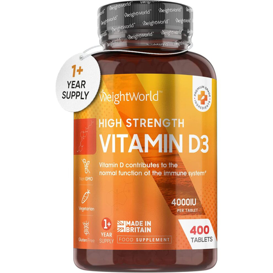Vitamin D3 4000 IU 400 High Strength Vitamin D Tablets (1+Year Supply)