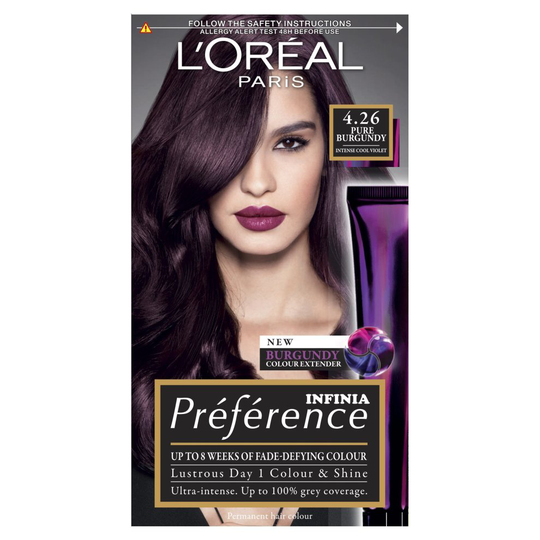 L'Oréal Preference Infinia 4.26 Pure Burgundy Hair Dye