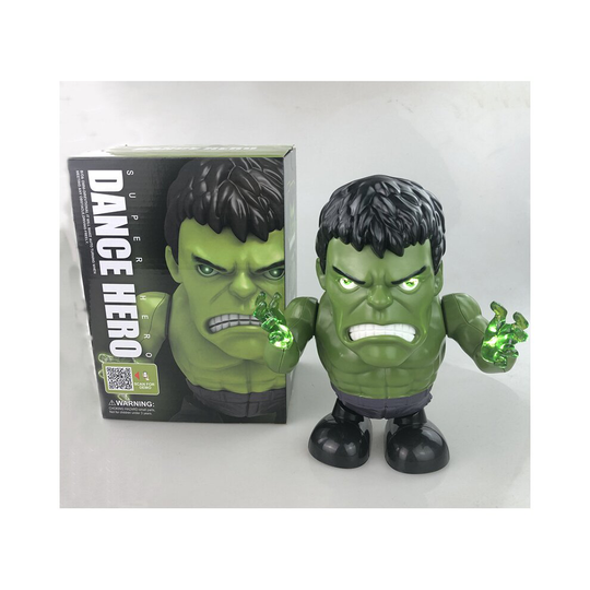 (Hulk) Dance Hero Bumblebee Batman Spiderman Electric Robot Toy