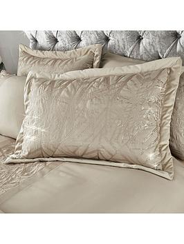 Catherine Lansfield Velvet Sparkle Pillowsham Pair - Champagne