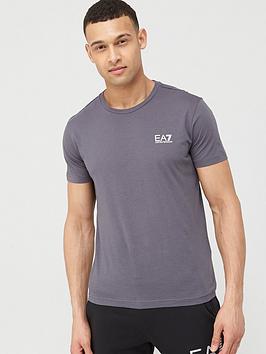 EA7 Emporio Armani Core ID Logo T-Shirt - Iron Gate Grey, Iron Gate Grey, Size L, Men