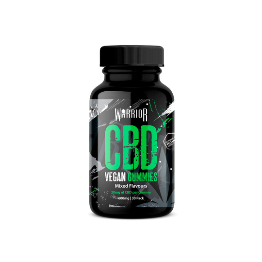 Warrior CBD Vegan Gummies Mixed Flavour 30 Pack