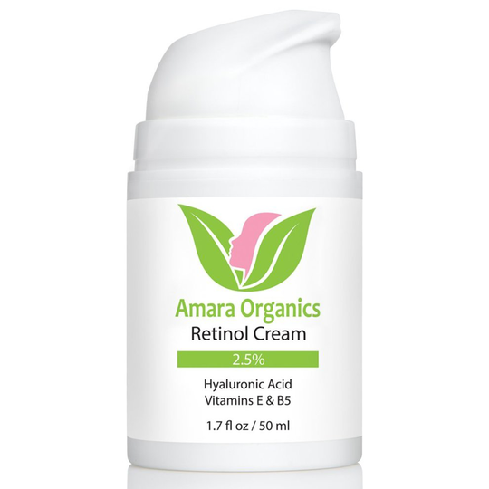 Retinol Cream for Face 2.5% with Hyaluronic Acid & Vitamin E & B5 - 50 ml