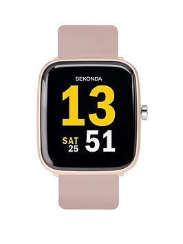 Sekonda Ladies Motion Silicone Strap Smartwatch - Blush Pink