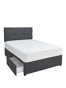Airsprung New Eleanor 1200 Pocket Comfort Divan Bed With Storage Options