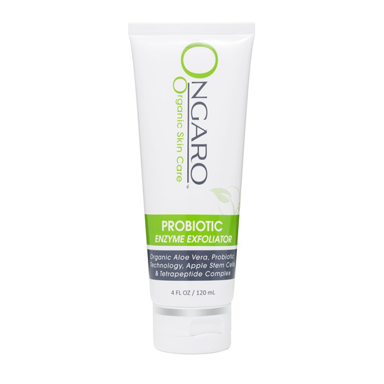 Organic Enzyme Exfoliator by Ongaro Beauty; Gently Removes Dead Skin Cells, Best Anti-Aging Skin Cleanser For Face with Probiotic Technology, Aloe...