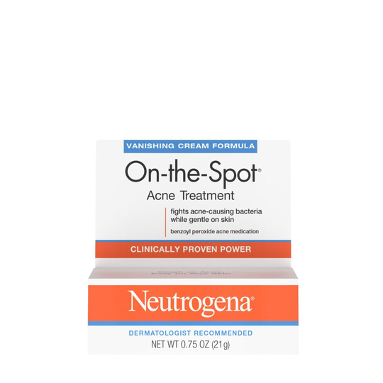 Neutrogena On-The-Spot Acne Treatment, Vanishing Cream Formula, 0.75 oz (21 g)