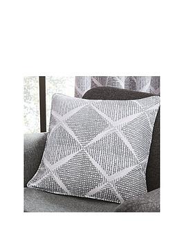 Catherine Lansfield Geo Textured Diamond Cushion