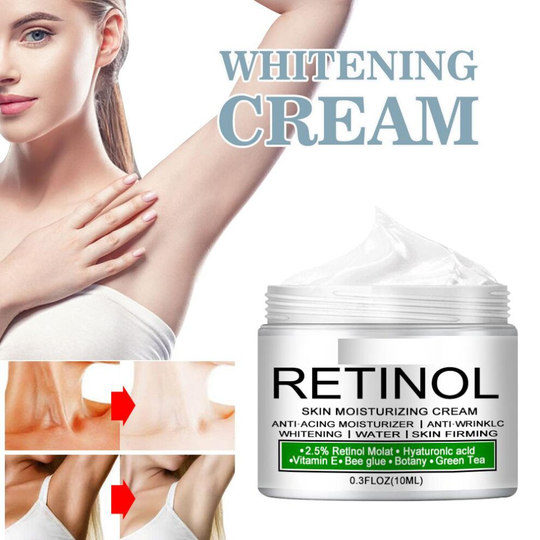 (1pc) Whitening Body Cream Remove Black Skin Dark Dull Face Lotion Lighten Melanin Armpit Knee Bleach Private Area Essence