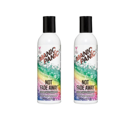 (Twin Pack) Manic Panic - Not Fade Away Maintain Shampoo- Vegan, Cruelty Free Shampoo, Keep You Dyed Hair For Longer, Multi Packs Available