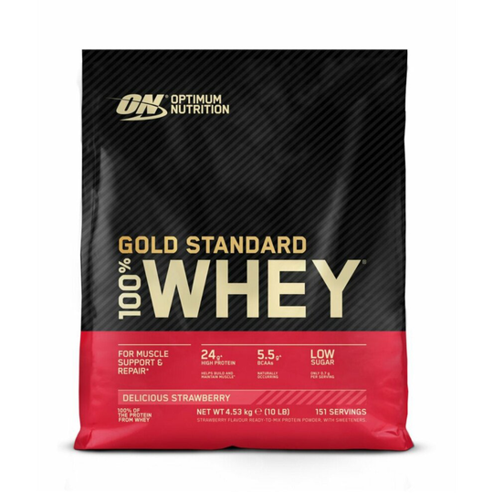 (Double Rich Chocolate) Optimum Nutrition Gold Standard Whey Protein Isolate 4.5kg