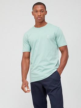 BOSS Tales Relaxed Fit T-Shirt-Light/Pastel Green, Light Green, Size 6Xl, Men