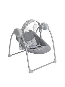 Chicco Swing Relax And Play Baby Bouncer - Dark Grey