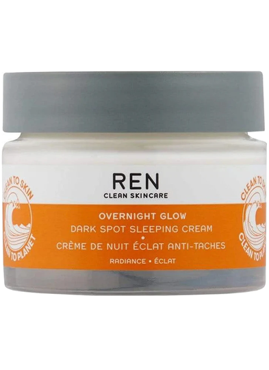 REN Clean Skincare Overnight Glow Dark Spot Sleeping Cream 50ml