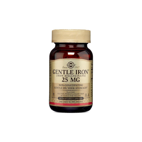 Solgar Gentle Iron 25mg Vegetable capsules 90's