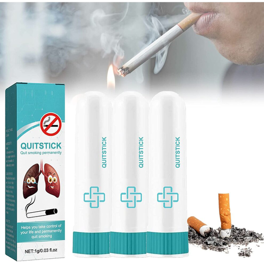 (3pcs) Breathefree Quitstick, Easy-to-use Inhaler, Natural Suppressant Helps Quit Smoking