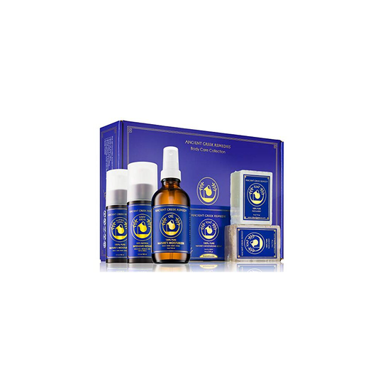 Ancient Greek Remedy Organic Spa Skin Care Gift Set, Perfect for Moms, Pregnancy, Daily Bath and Shower, Face and Body Care, and Post Cancer, Chemo Re
