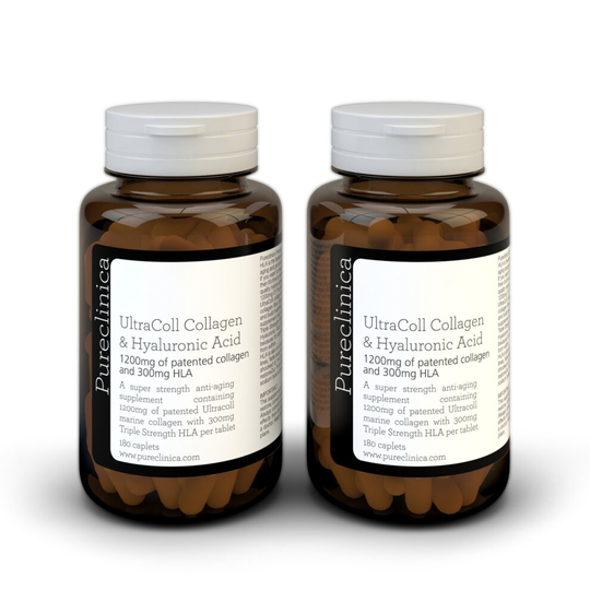 UltraColl Collagen &Hyaluronic Acid 1500mg x 360 tablets(2 bottles of 180 tablets)