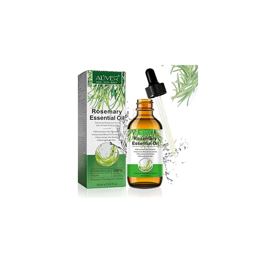 Rosemary Oil for Hair Growth, Rosemary Essential Oil for Hair Growth & Skin Care, Improve Hair Loss and Nourishes Scalp for Men and Women, Hair Growth