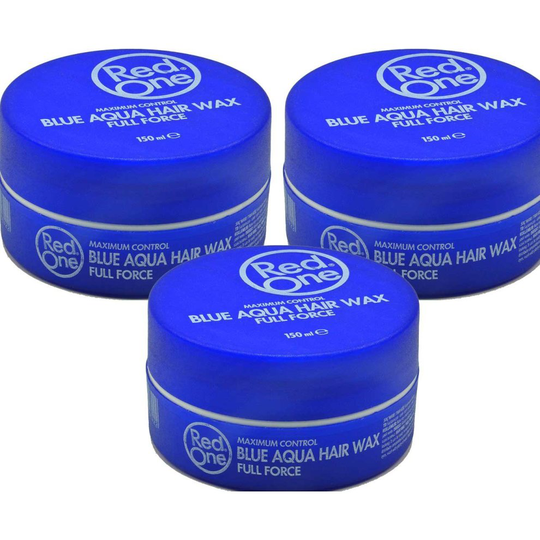 Redone Red Aqua Hair Wax Full Force 3 Wax Long Lasting coiffantes 3 x 150 ml