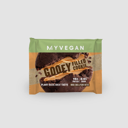 Vegan Gooey Filled Cookie (Sample) - Double Chocolate & Peanut Butter