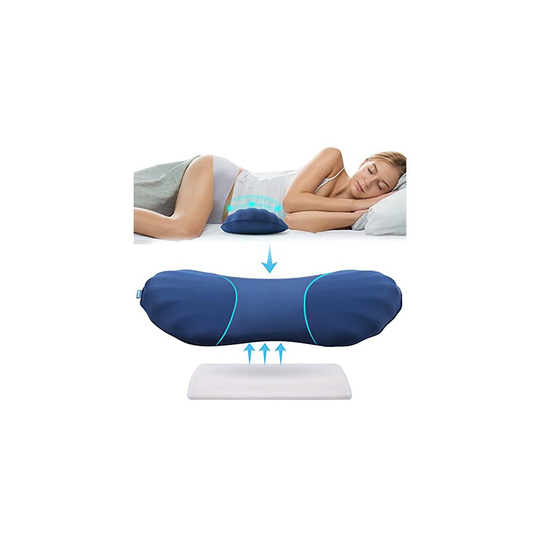 Adjustable Lumbar Support Pillow for Sleeping Memory Foam Back Support Pillow for Lower Back Pain Relief, Back Pillow for Sleeping, Lumbar Support Pil