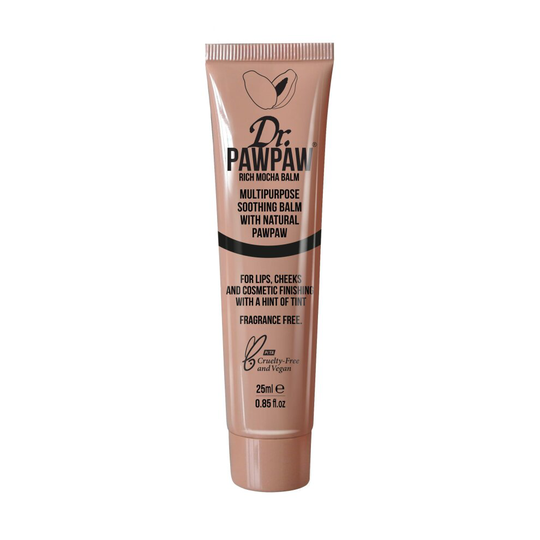 Dr PAWPAW Rich Mocha Balm for Lips, Skin, Hair, Nails and Cuticles, 1 x 25ml