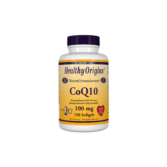 Healthy Origins CoQ10 100 mg 150 Softgels (Kaneka Q10)