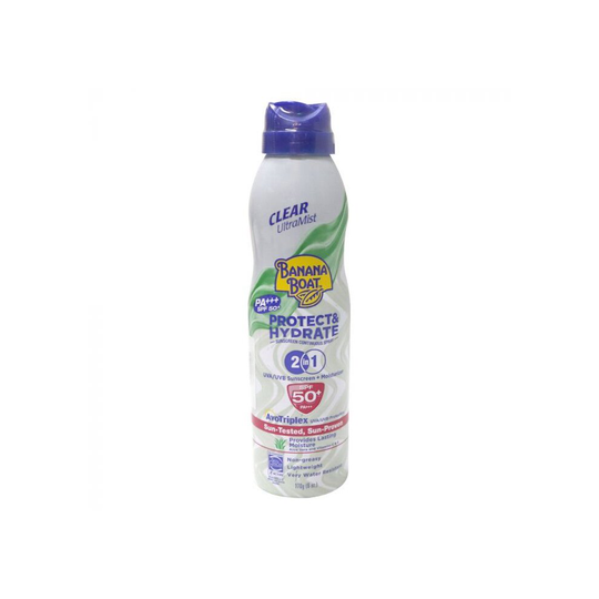 Banana Boat Protect and Hydrate SPF50+ 2 In 1 Spray 170 mL