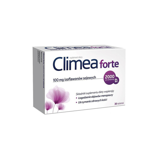 Climea Forte D3-2000 dla Kobiet Menopauza Women Menopause Calcium Vitamin 30 tab