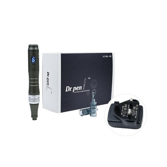 (dr pen UK Plug) Ultima M8 Professional Derma Wireless Powerful Dr Pen