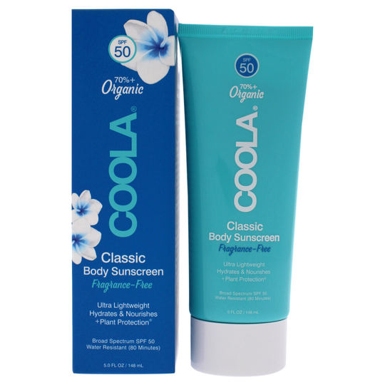 Coola Classic Body Sunscreen SPF 50 - Fragrance-Free - 5 oz Sunscreen