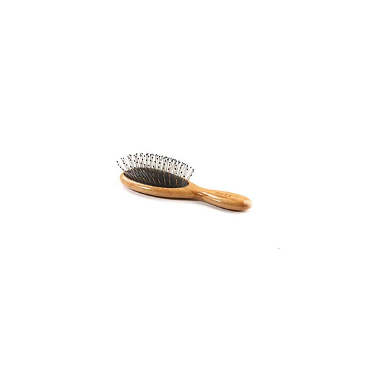 Bass Brushes Style Detangle Hair BrushA A A 100 Premium Alloy Pin A A Pure Bamboo Handle A A Small Oval A A Dark Finish A A Model 801 DB