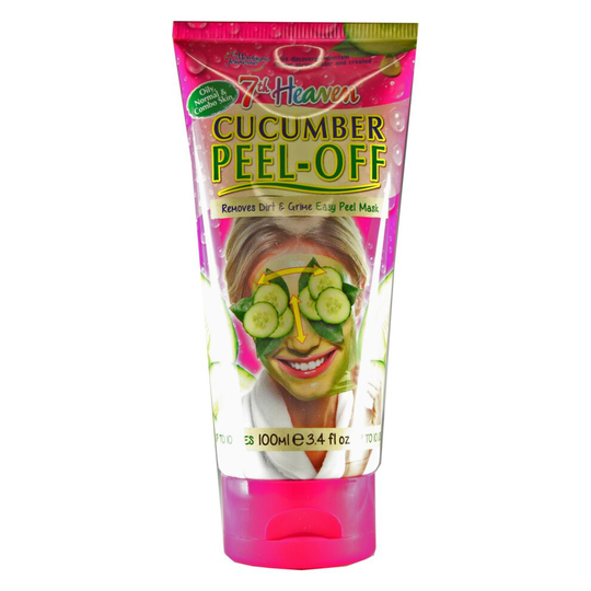 7th Heaven Face Mask Cucumber Peel-Off 100ml Travel Tube