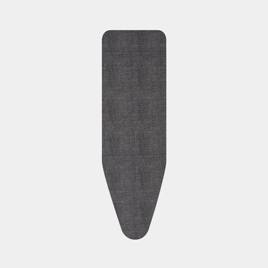 Brabantia Denim Black Ironing Board Cover with 2mm Foam 124 x 38 cm, Size B
